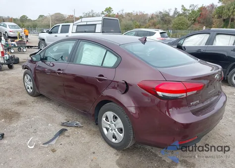 2017 Kia Forte Lx from USA, damaged, VIN 3KPFK4A73HE152655
